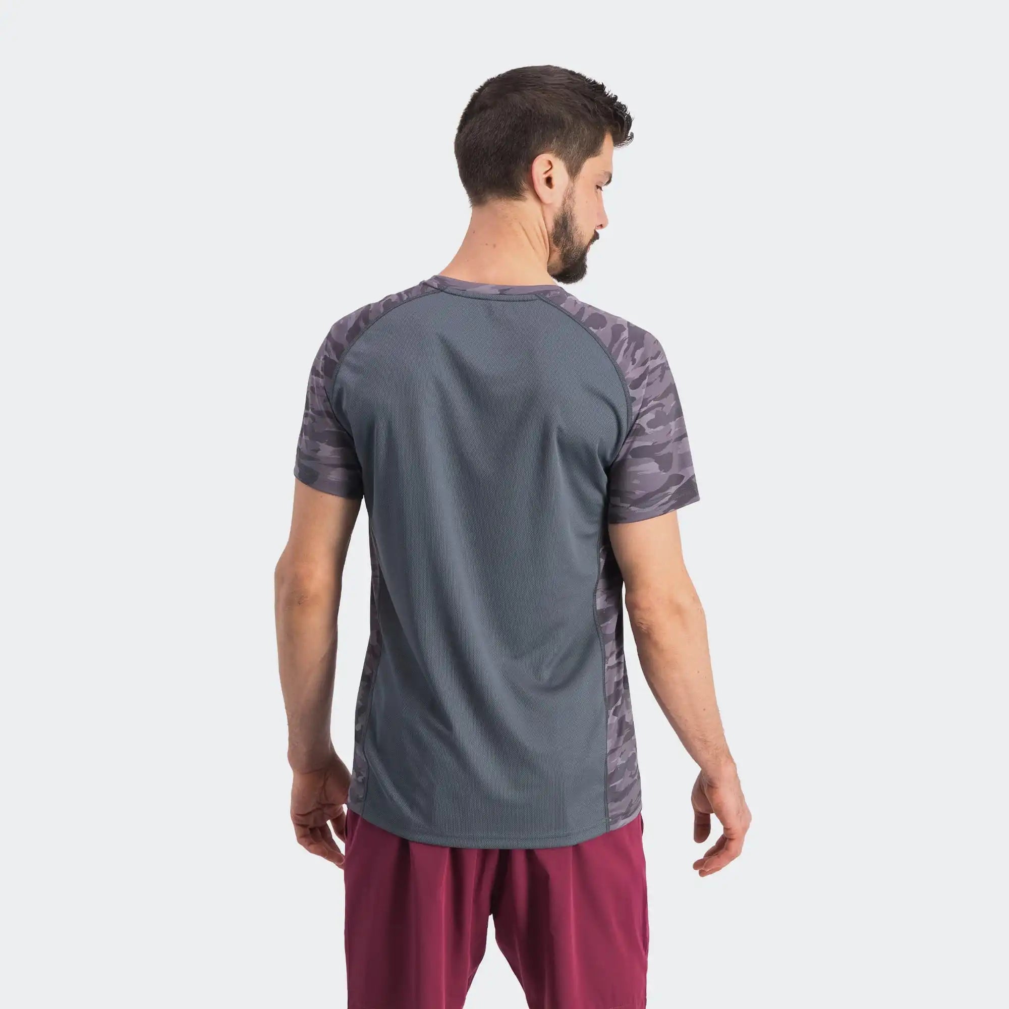 Gray Training T-Shirt for Men Charly Essentials Lifestyle