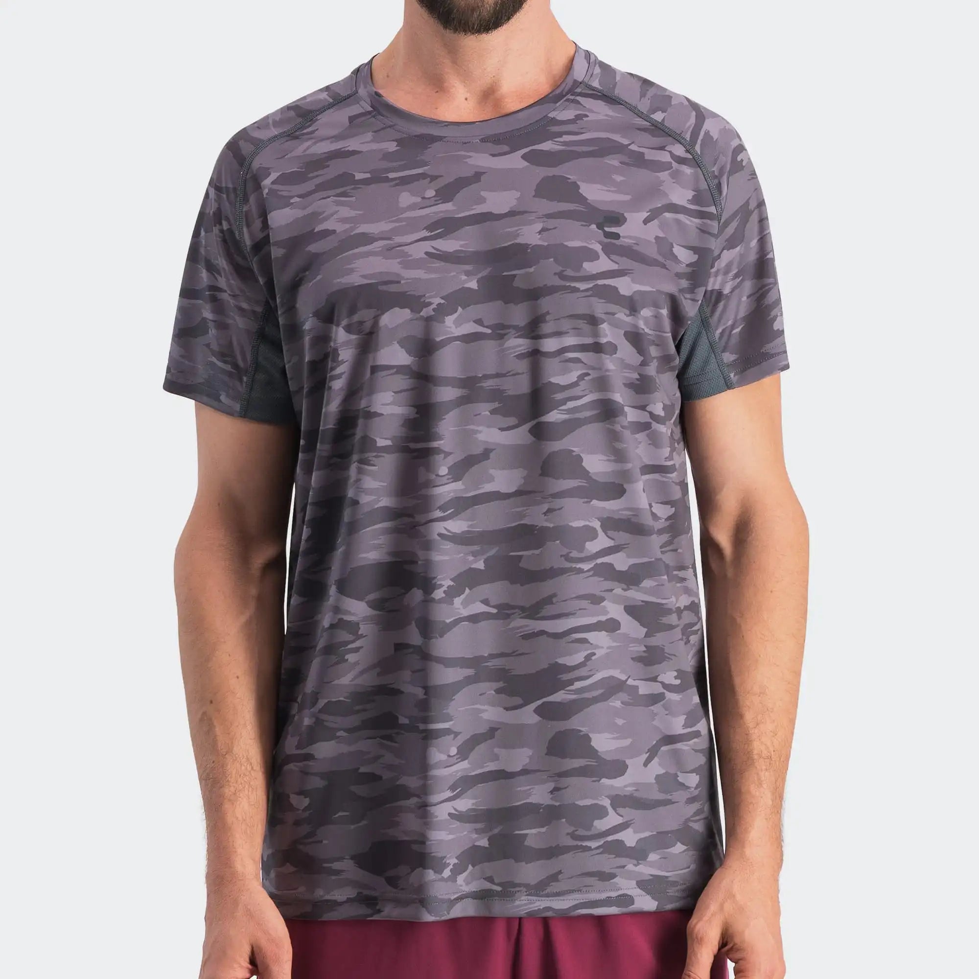 Gray Training T-Shirt for Men Charly Essentials Lifestyle