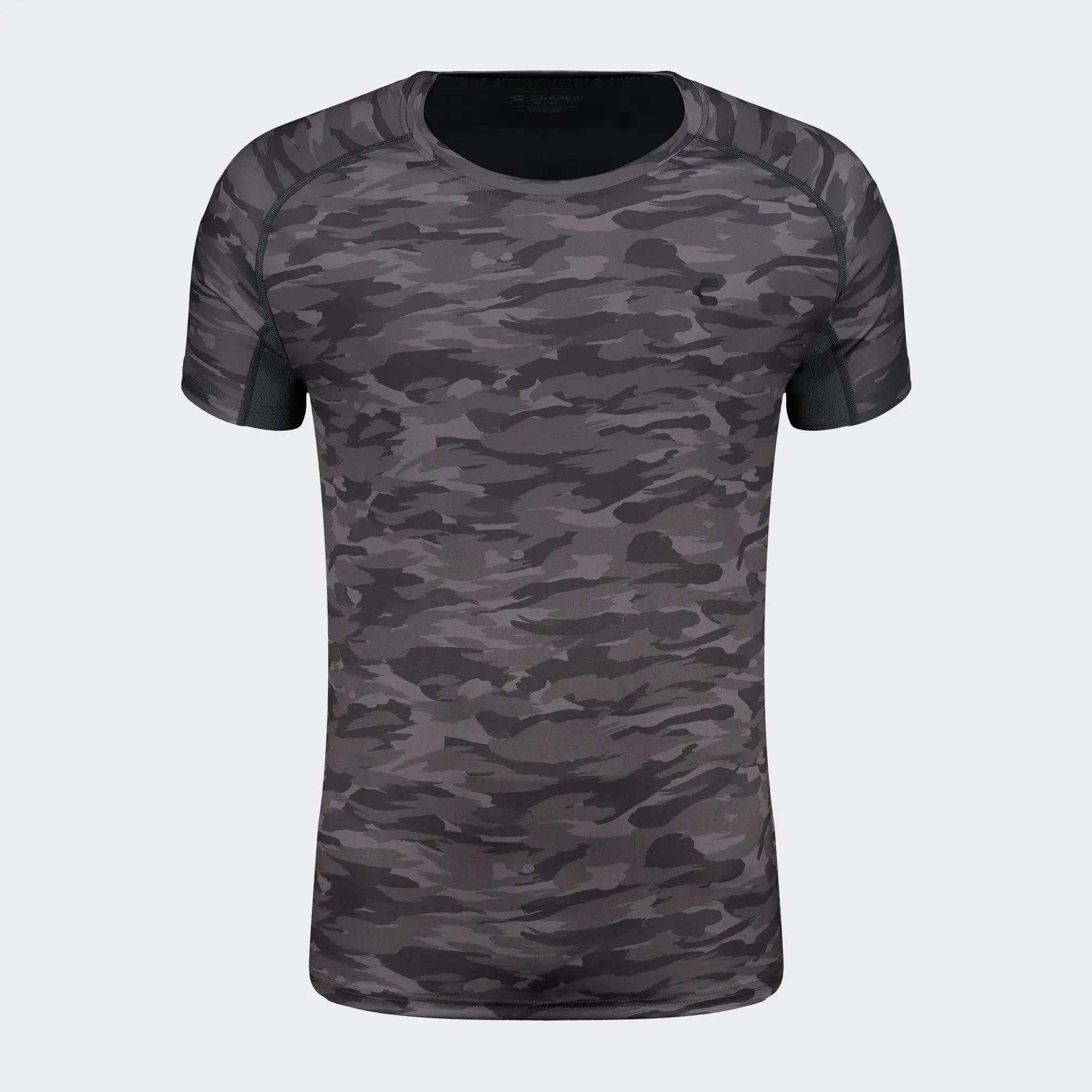 Gray Training T-Shirt for Men Charly Essentials Lifestyle