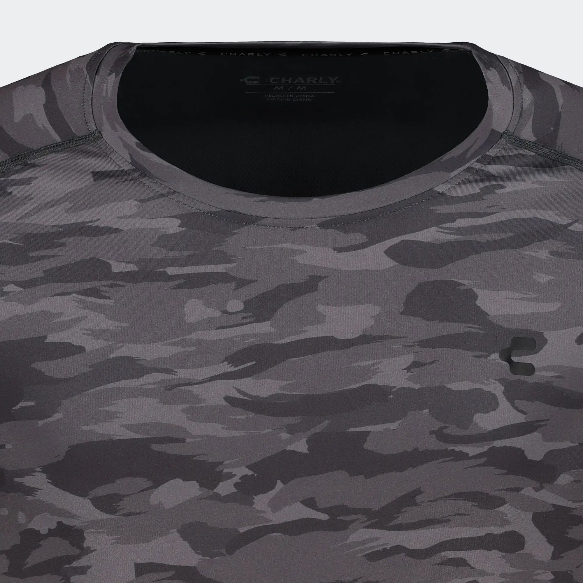 Gray Training T-Shirt for Men Charly Essentials Lifestyle