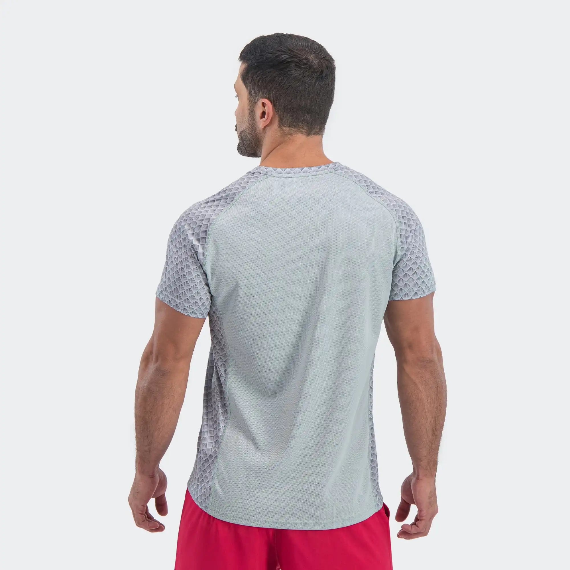 Light Gray Training T-Shirt for Men Charly Essentials Lifestyle