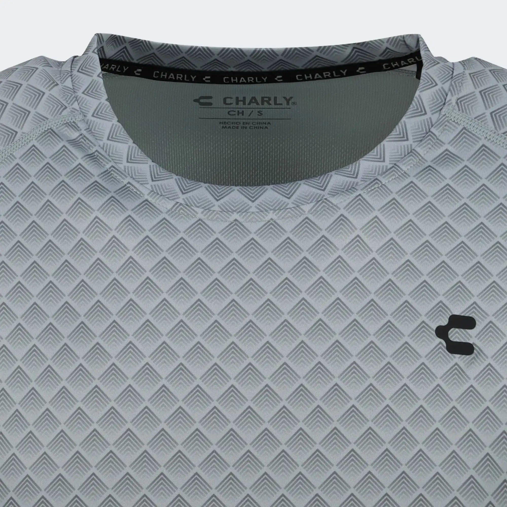 Light Gray Training T-Shirt for Men Charly Essentials Lifestyle