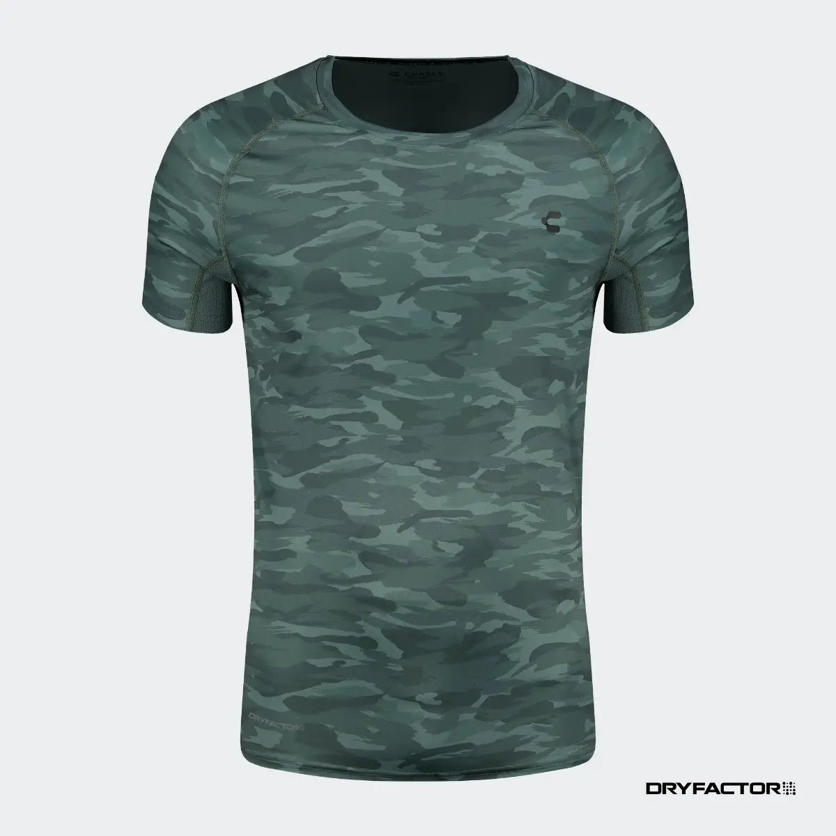 Green Training T-Shirt for Men Charly Essentials Lifestyle