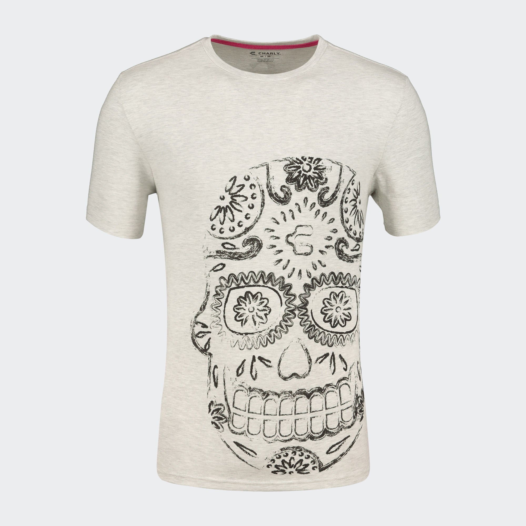 Light Gray Training Día de Muertos Unisex T-Shirt Charly Sport
