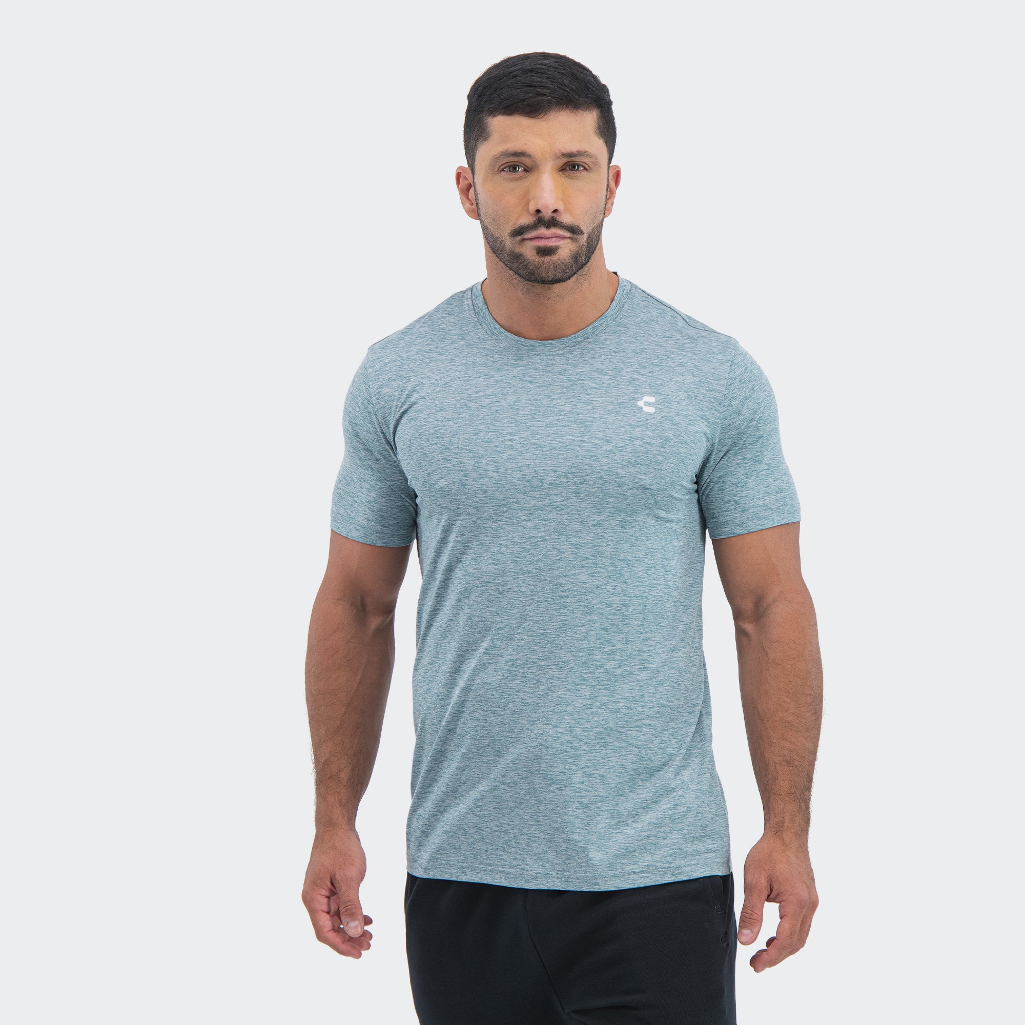 Green Training Lifestyle T-Shirt for Men Charly Essentials