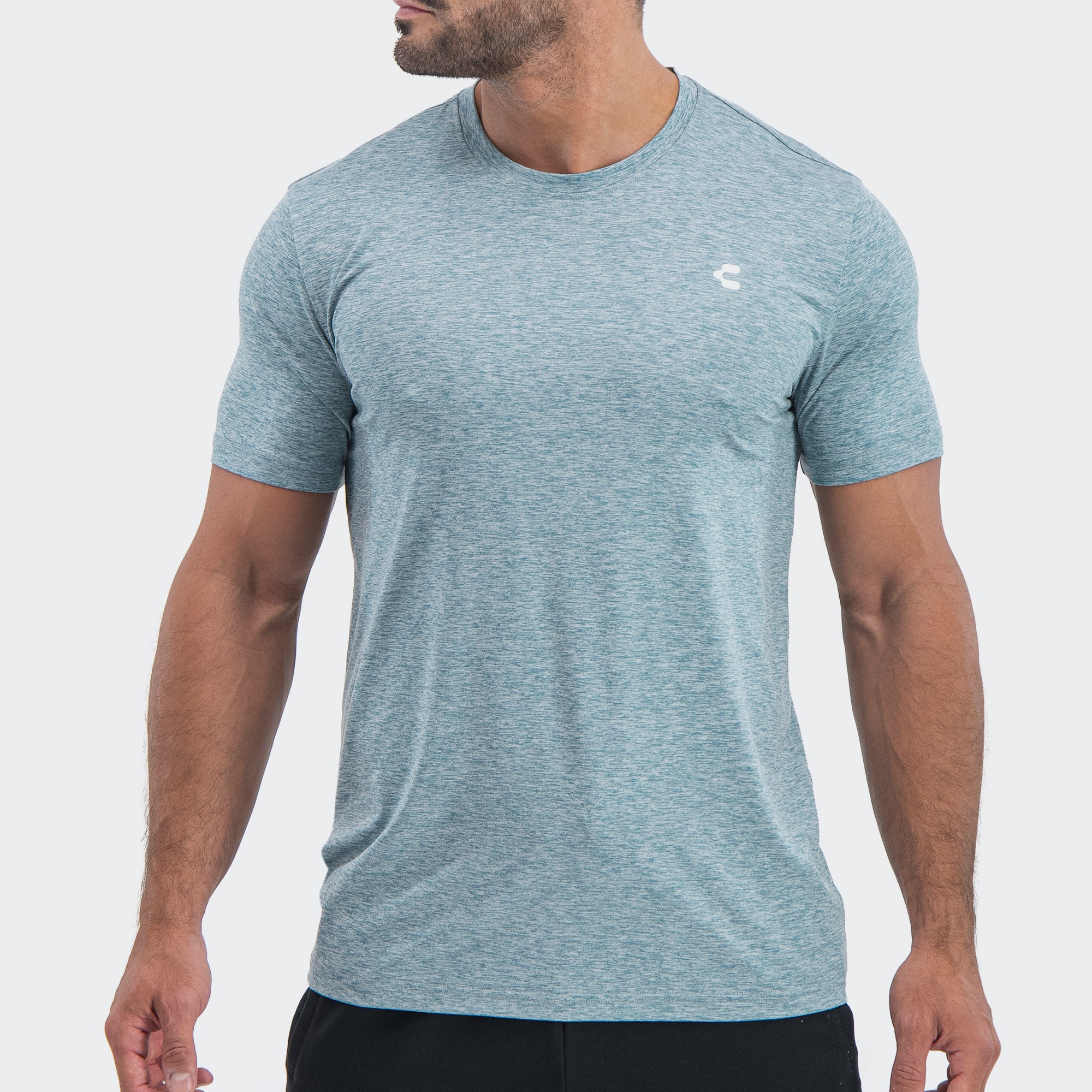 Green Training Lifestyle T-Shirt for Men Charly Essentials