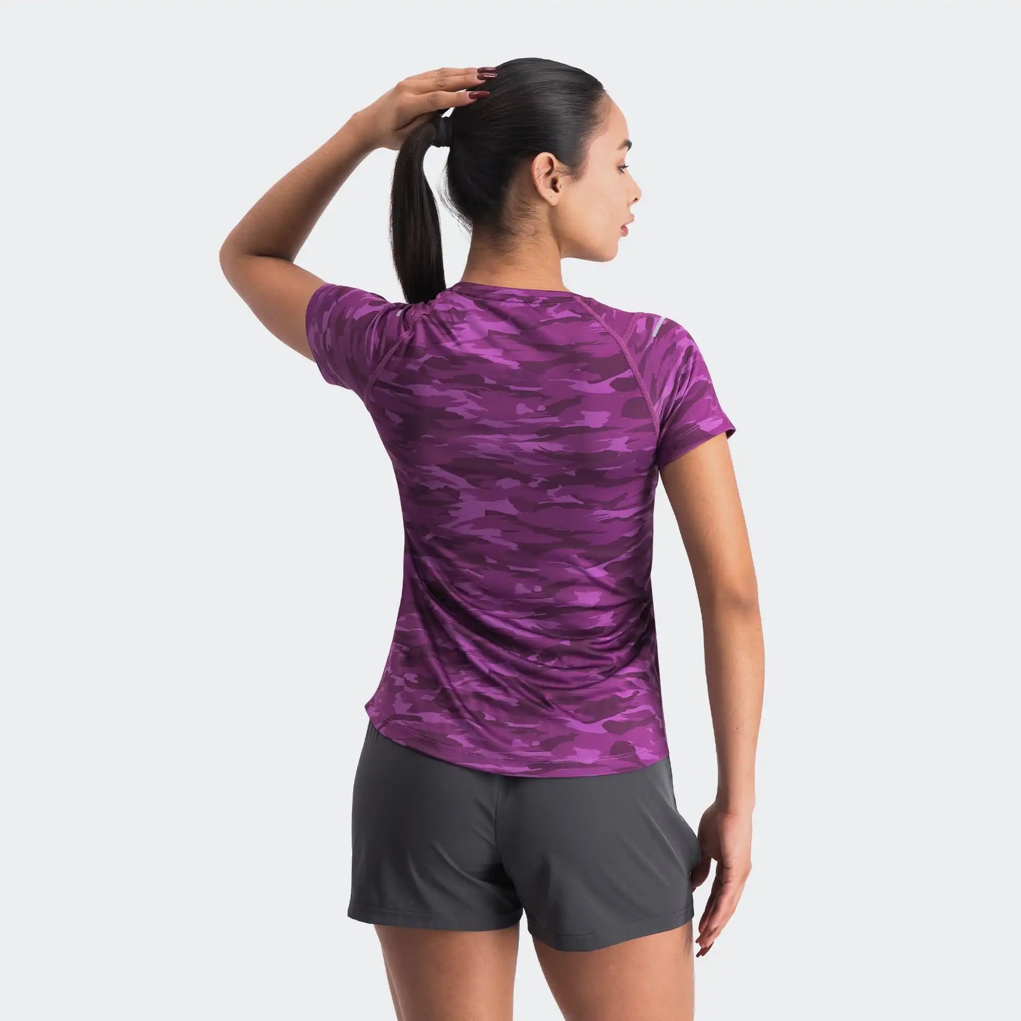 Violet Lifestyle Training T-Shirt for Women Charly Essentials