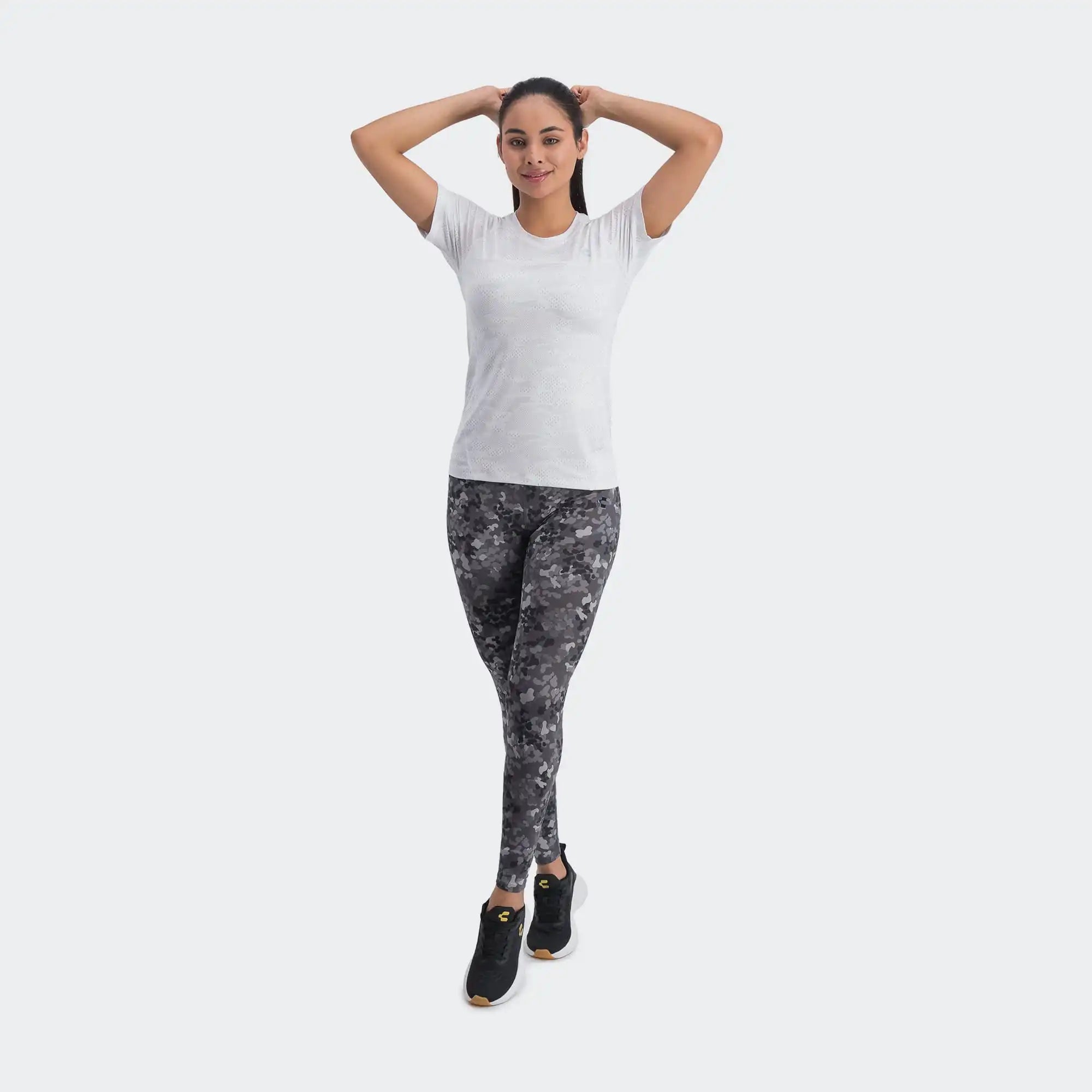 White Lifestyle Training T-Shirt for Women Charly Recycle