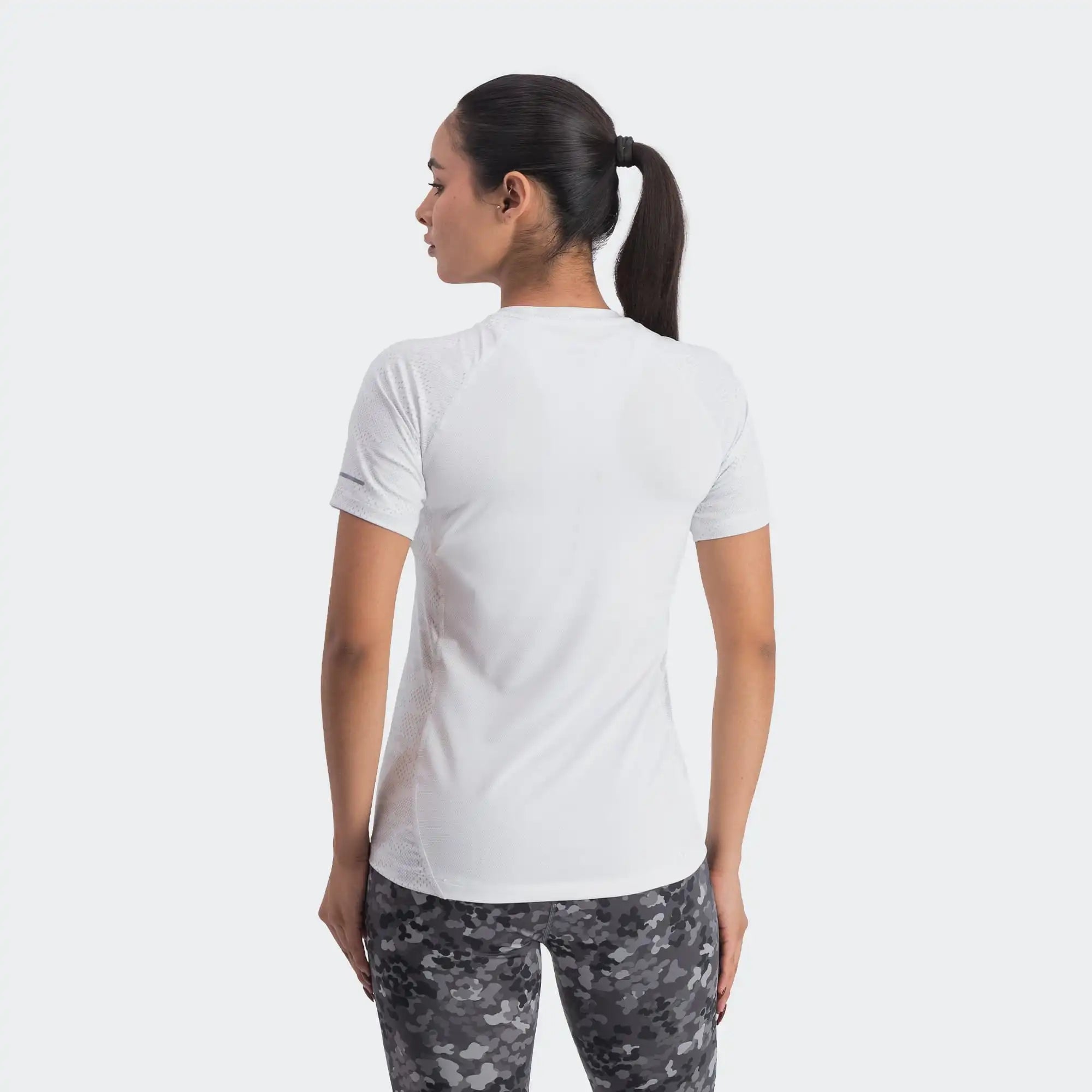 White Lifestyle Training T-Shirt for Women Charly Recycle