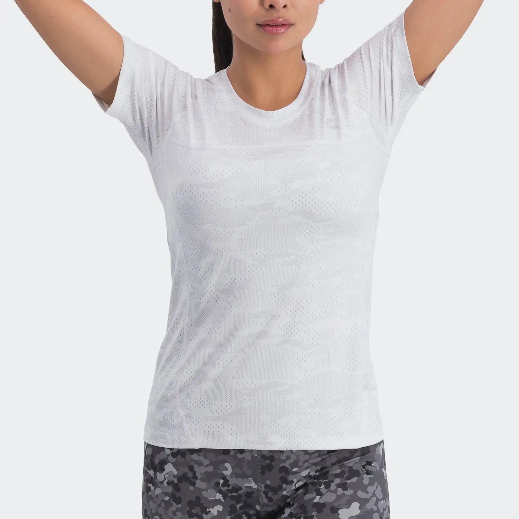 White Lifestyle Training T-Shirt for Women Charly Recycle