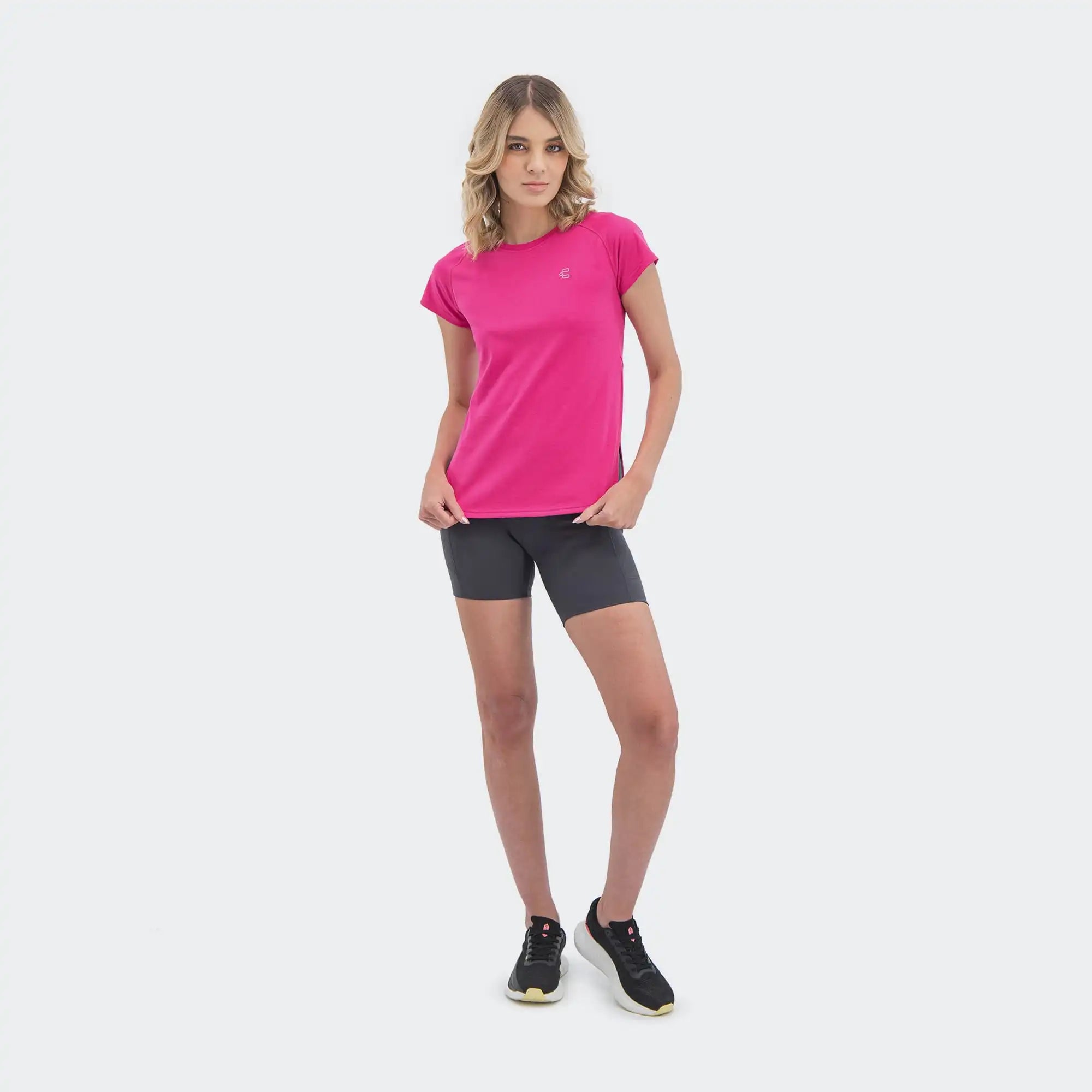 Red Lifestyle Training T-Shirt for Women Charly