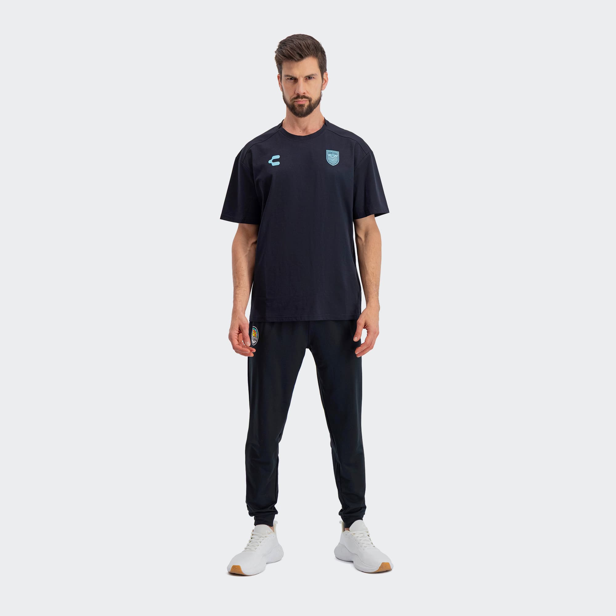 Black Monterey Bay FC T-Shirt for Men Charly Sport Soccer Gear