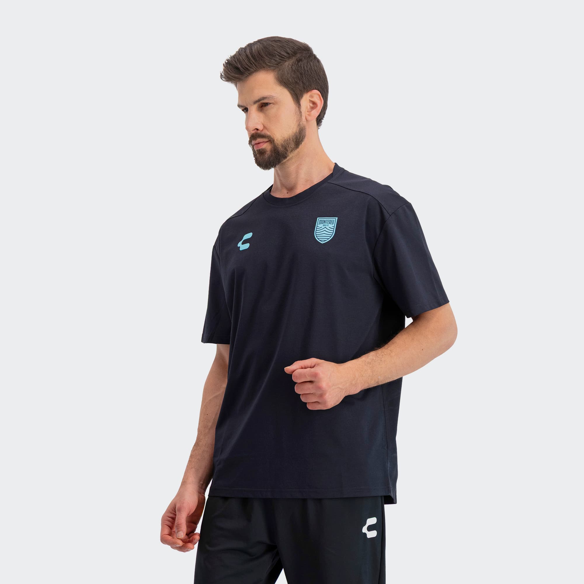Black Monterey Bay FC T-Shirt for Men Charly Sport Soccer Gear