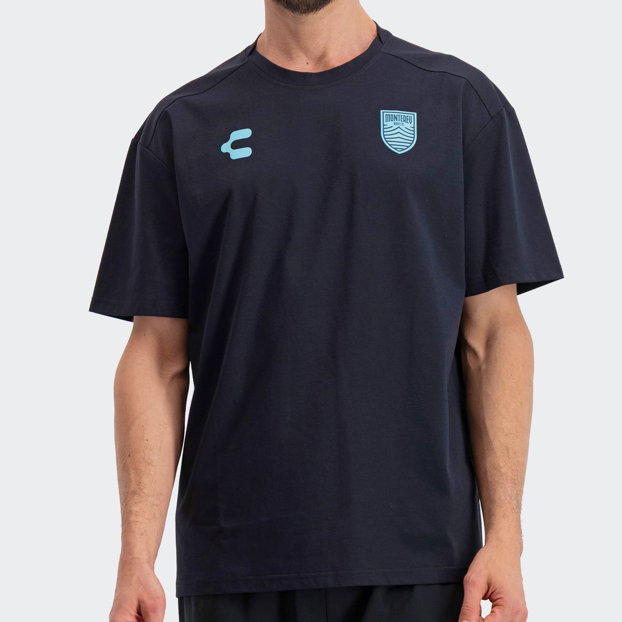 Black Monterey Bay FC T-Shirt for Men Charly Sport Soccer Gear