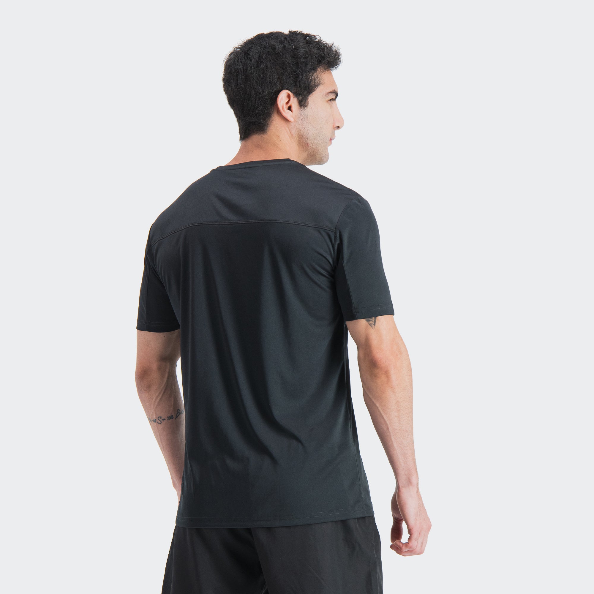 Black Training T-Shirt for Men Charly Essential