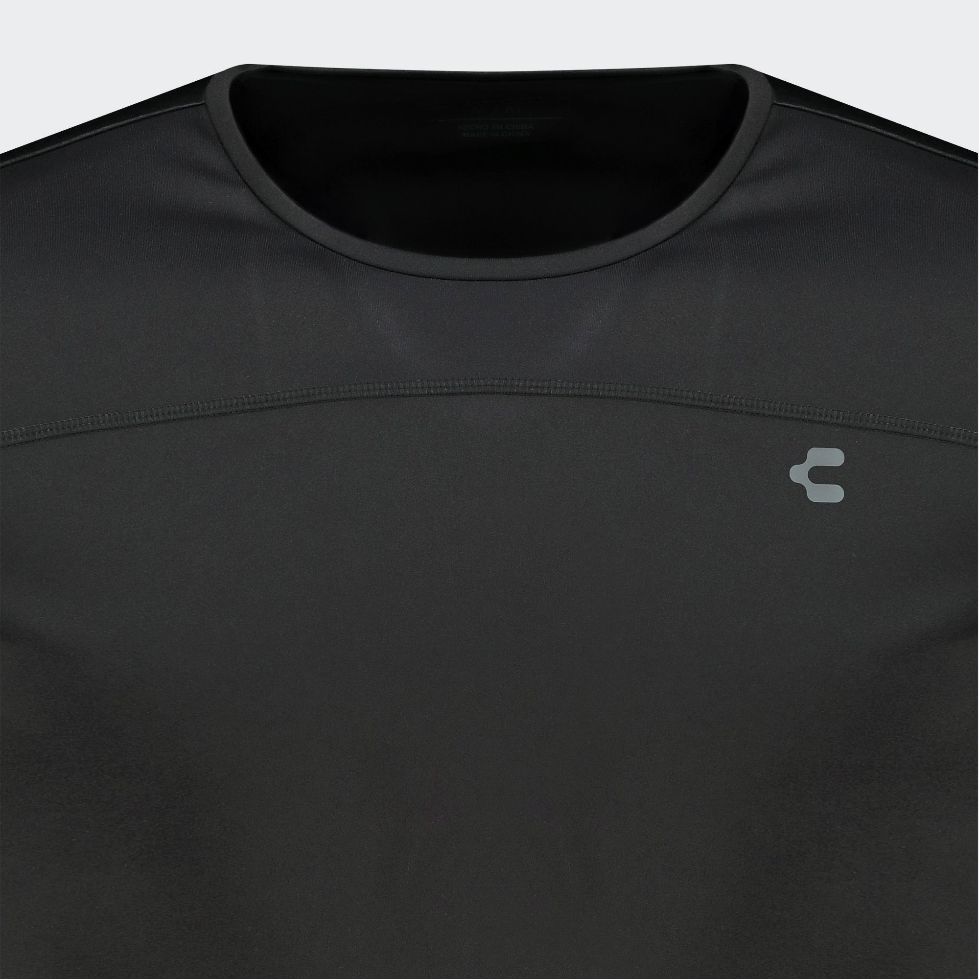 Black Training T-Shirt for Men Charly Essential