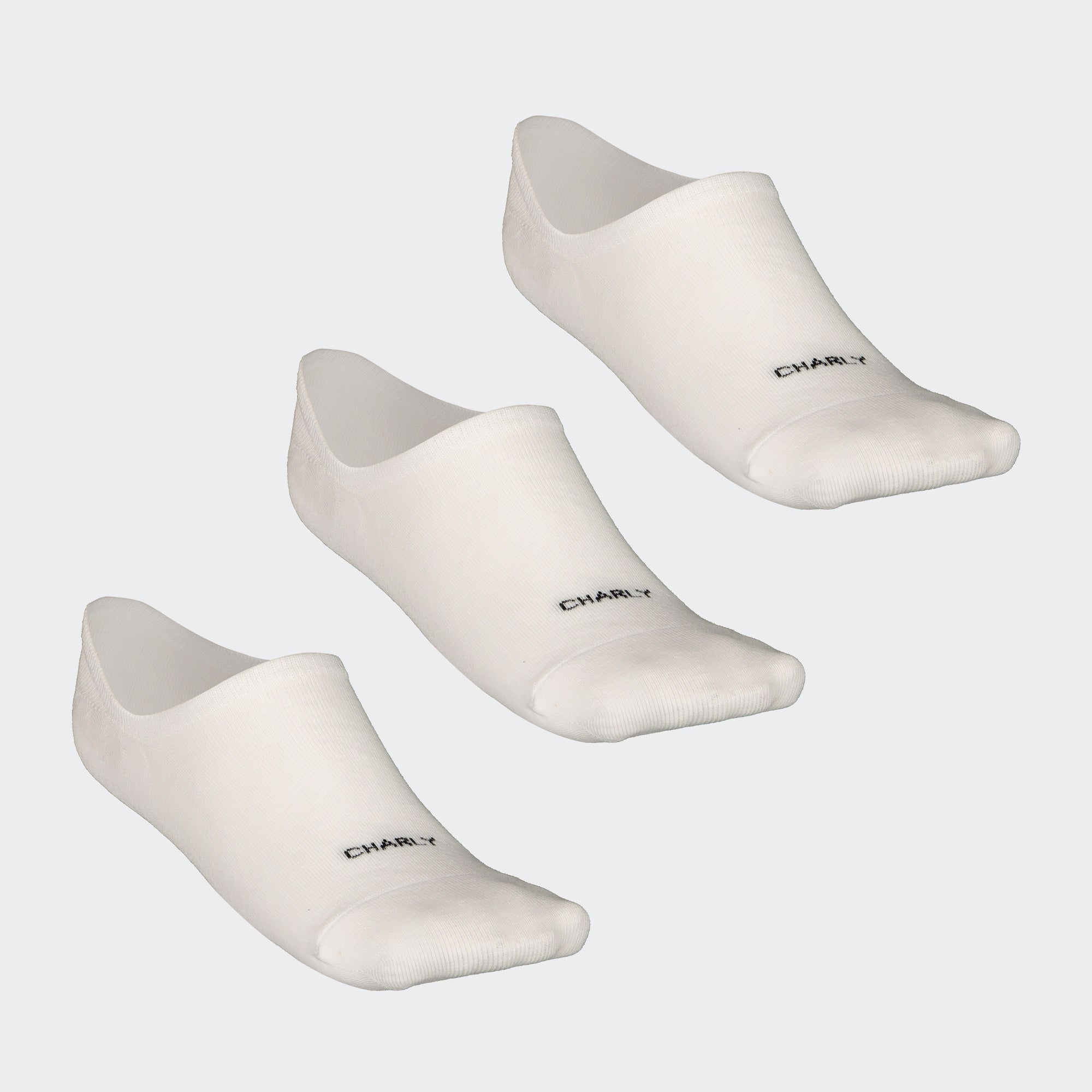 White Lifestyle 3 Pack Socks for Women Charly City