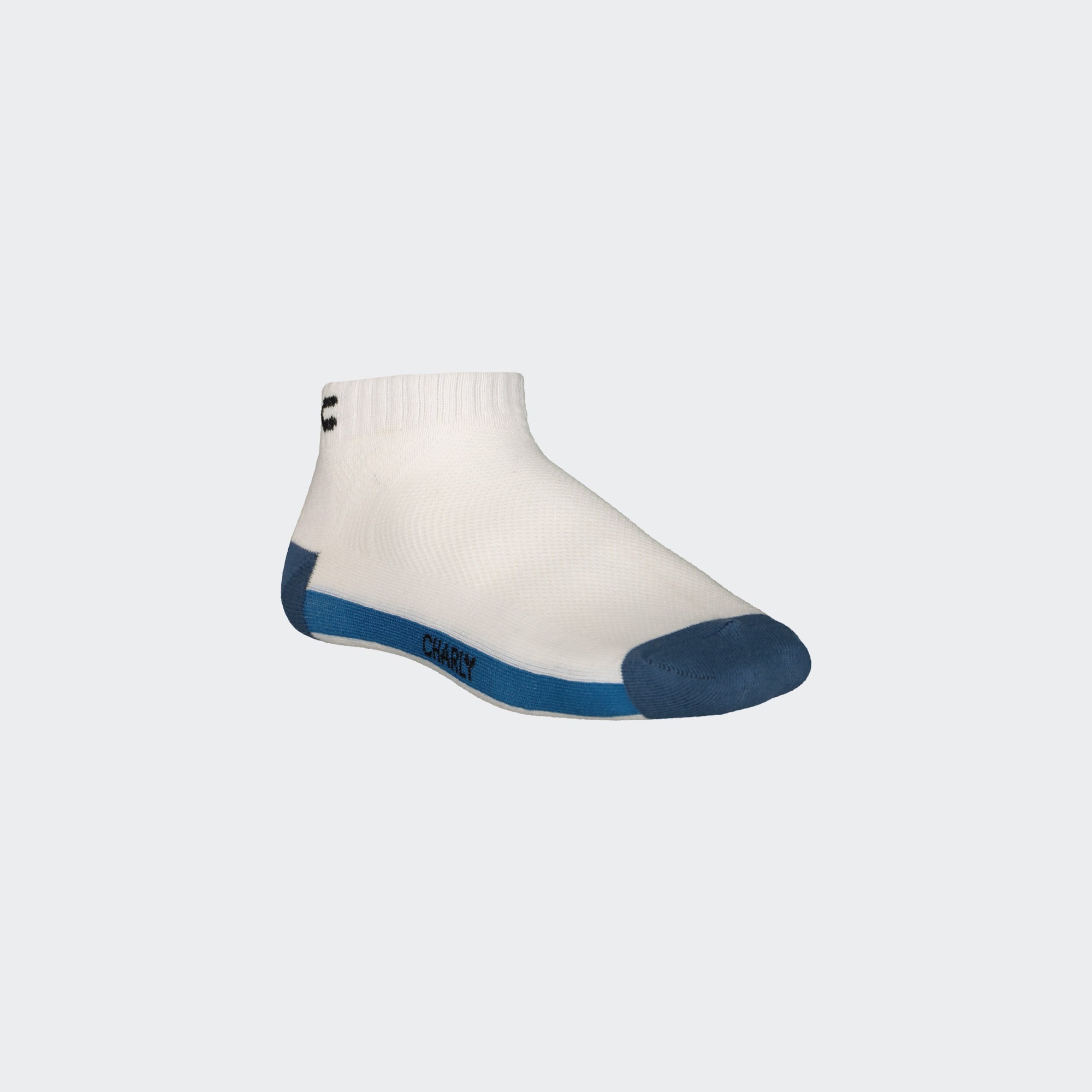 Gray Blue Lifestyle 3 Pack Low Cut Socks for Men Charly