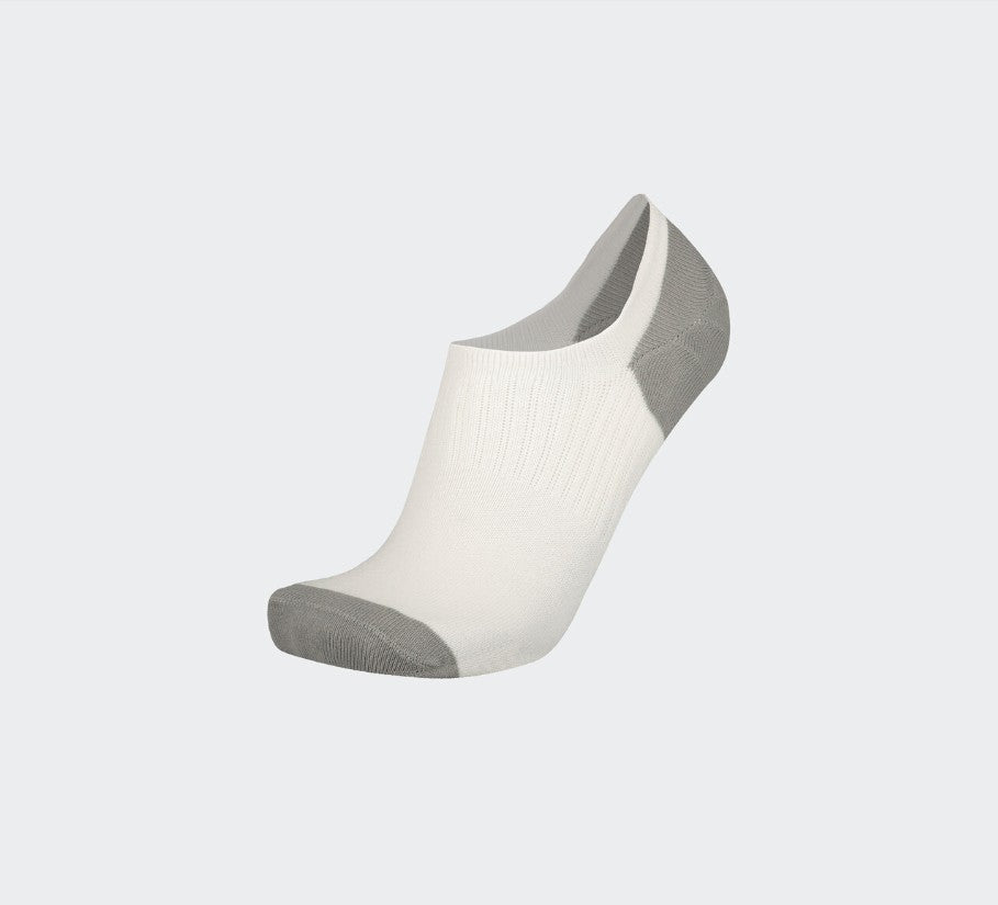 White Gray Training 3 Pack Liner Socks for Men Charly