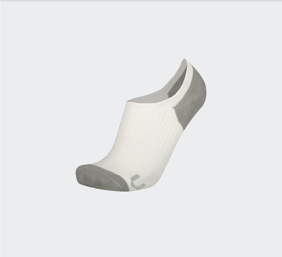 White Gray Training 3 Pack Liner Socks for Men Charly