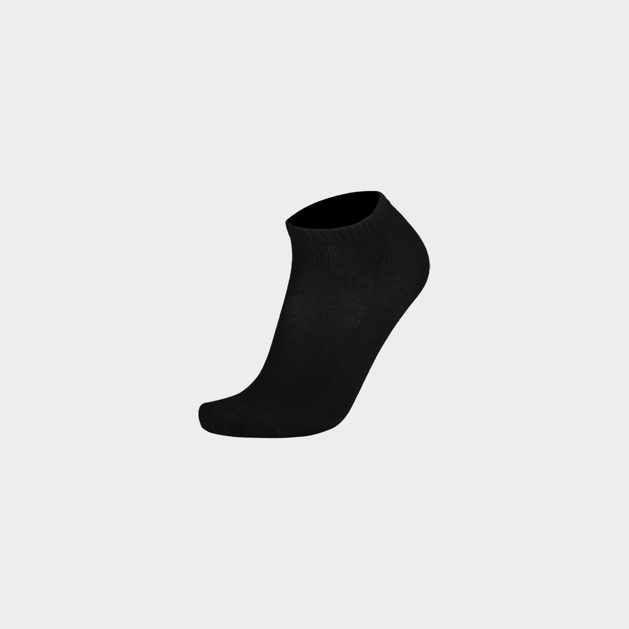 Black Training 6 Pack Low Cut Socks for Men Charly