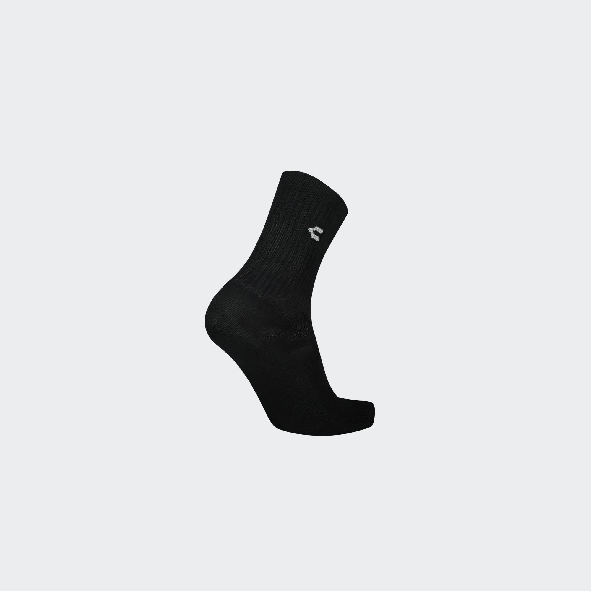 White Black Training 3 Pack Socks for Men Charly