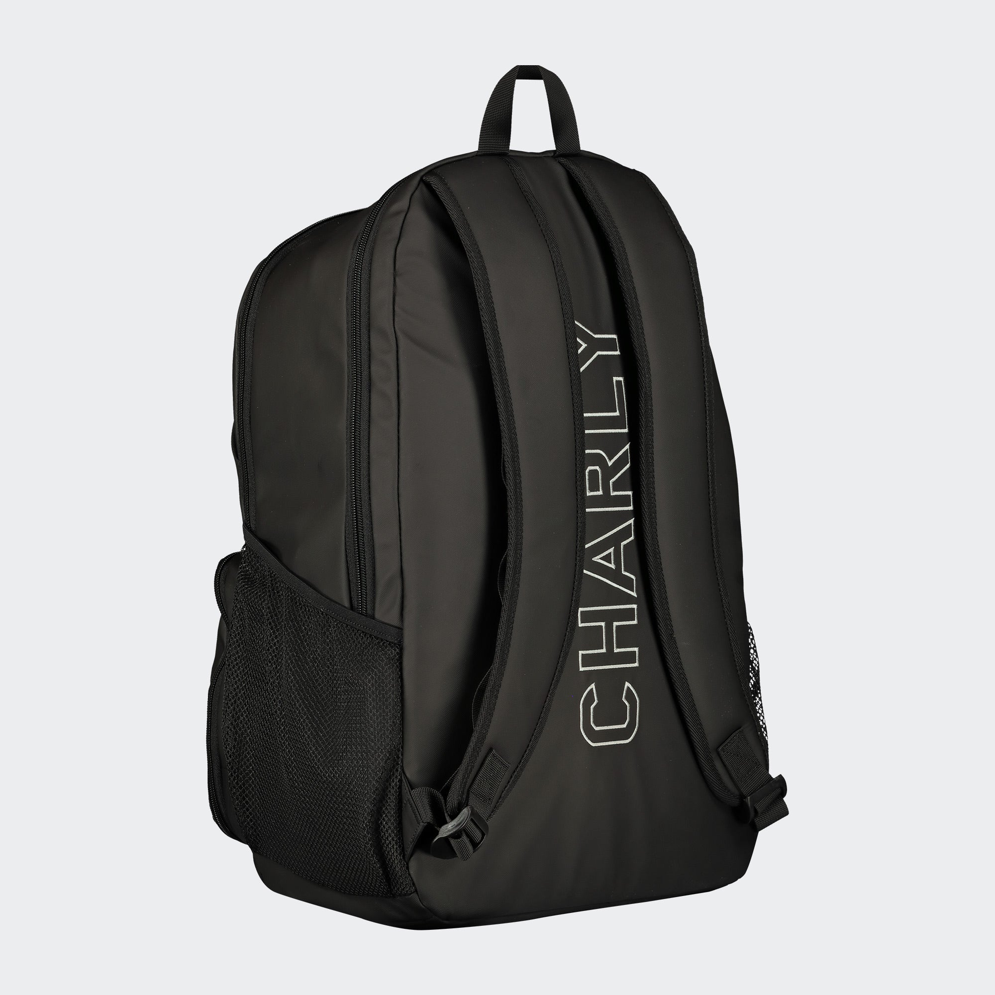 Mandan Black Soccer Backpack