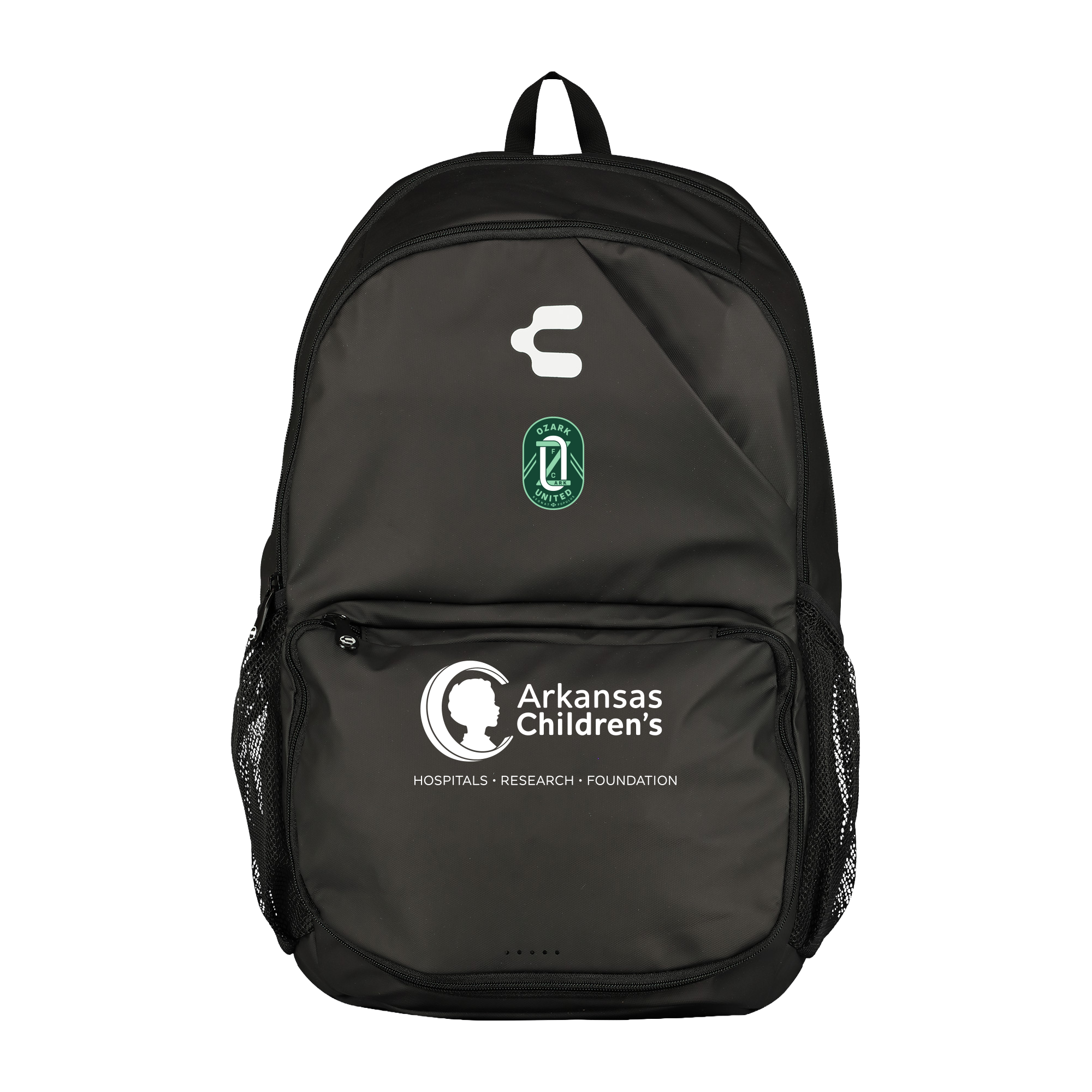 Ozark United FC Black Soccer Backpack