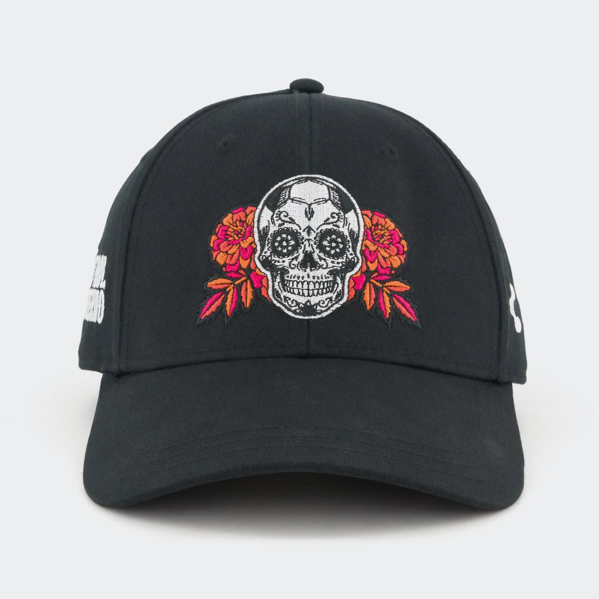 Black Multicolor Dia de Muertos Futbol Eterno Cap Charly Sport