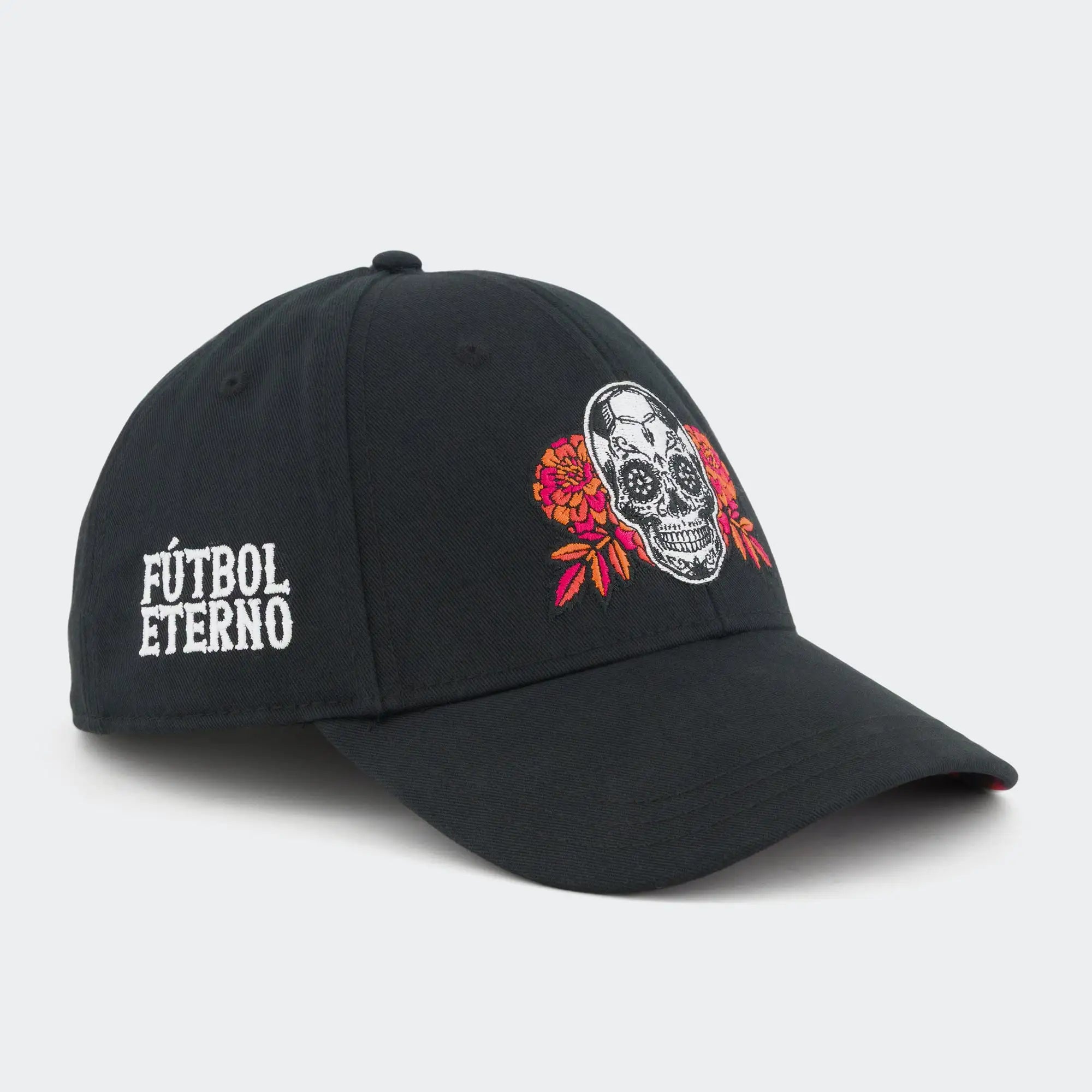 Black Multicolor Dia de Muertos Futbol Eterno Cap Charly Sport