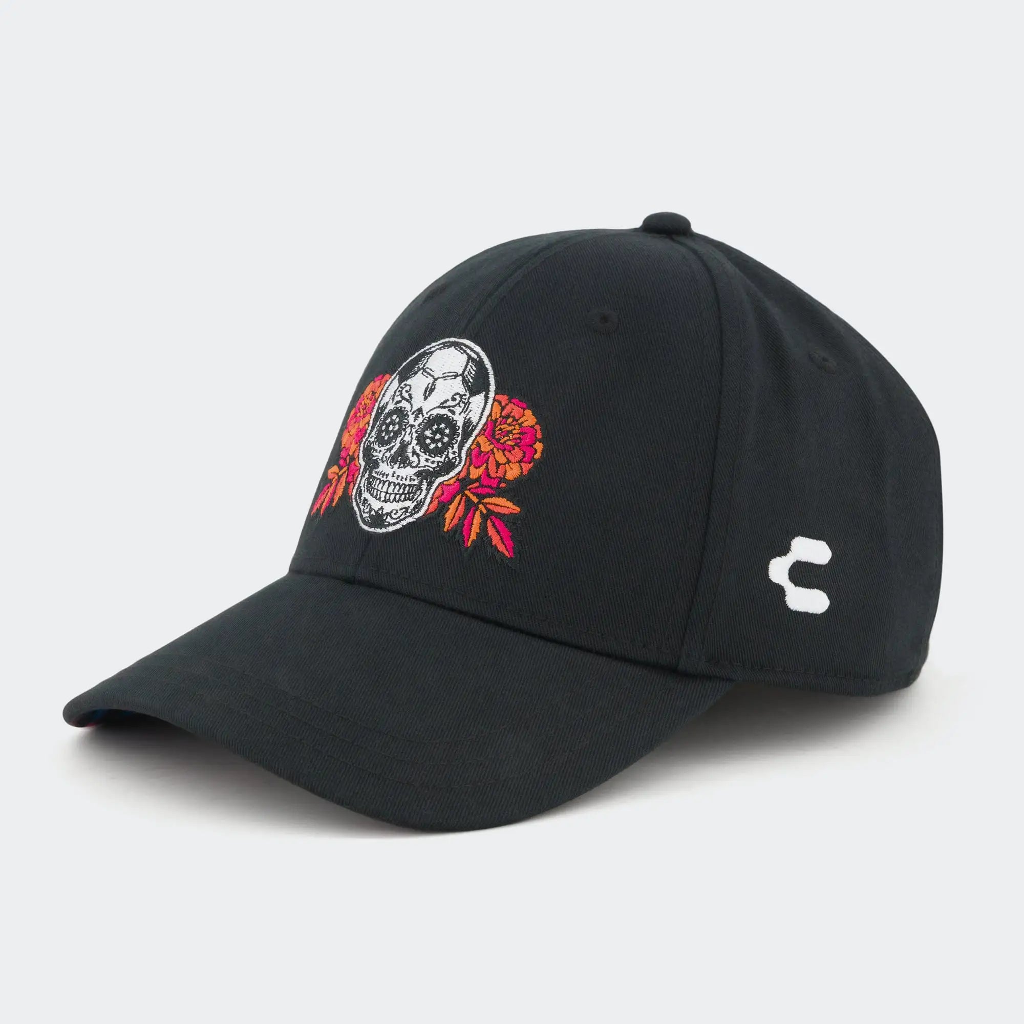 Black Multicolor Dia de Muertos Futbol Eterno Cap Charly Sport