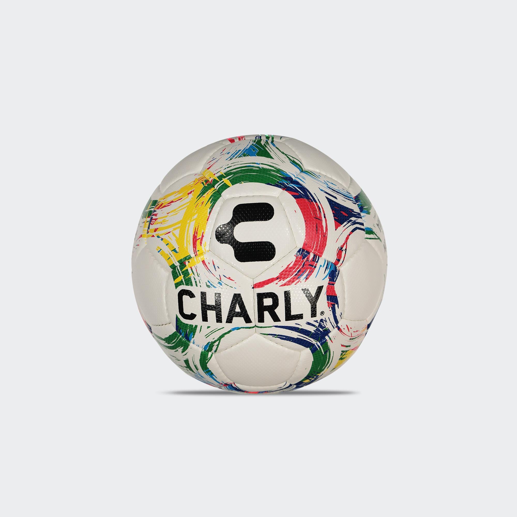 Multicolor #5 Soccer Ball Charly Sport