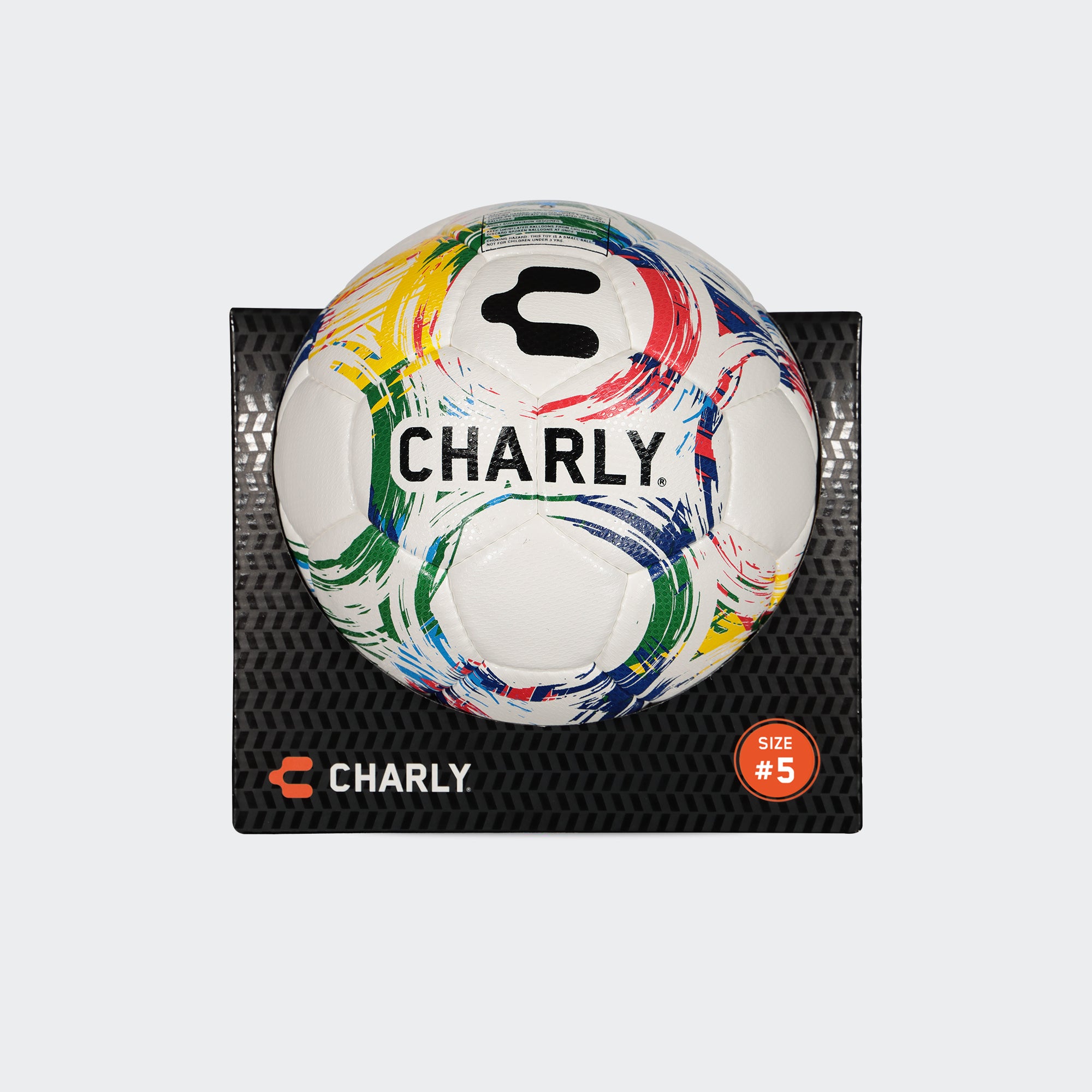 Multicolor #5 Soccer Ball Charly Sport