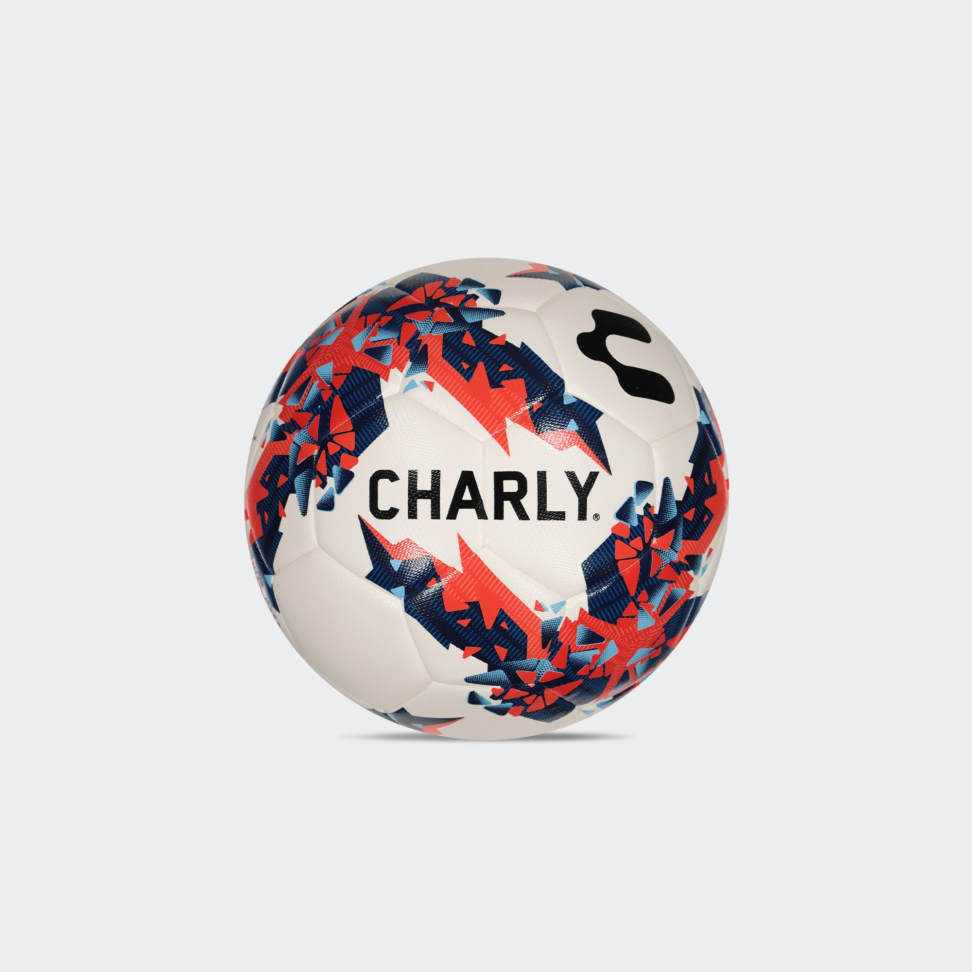 White Blue #5 Soccer Ball Charly Sport