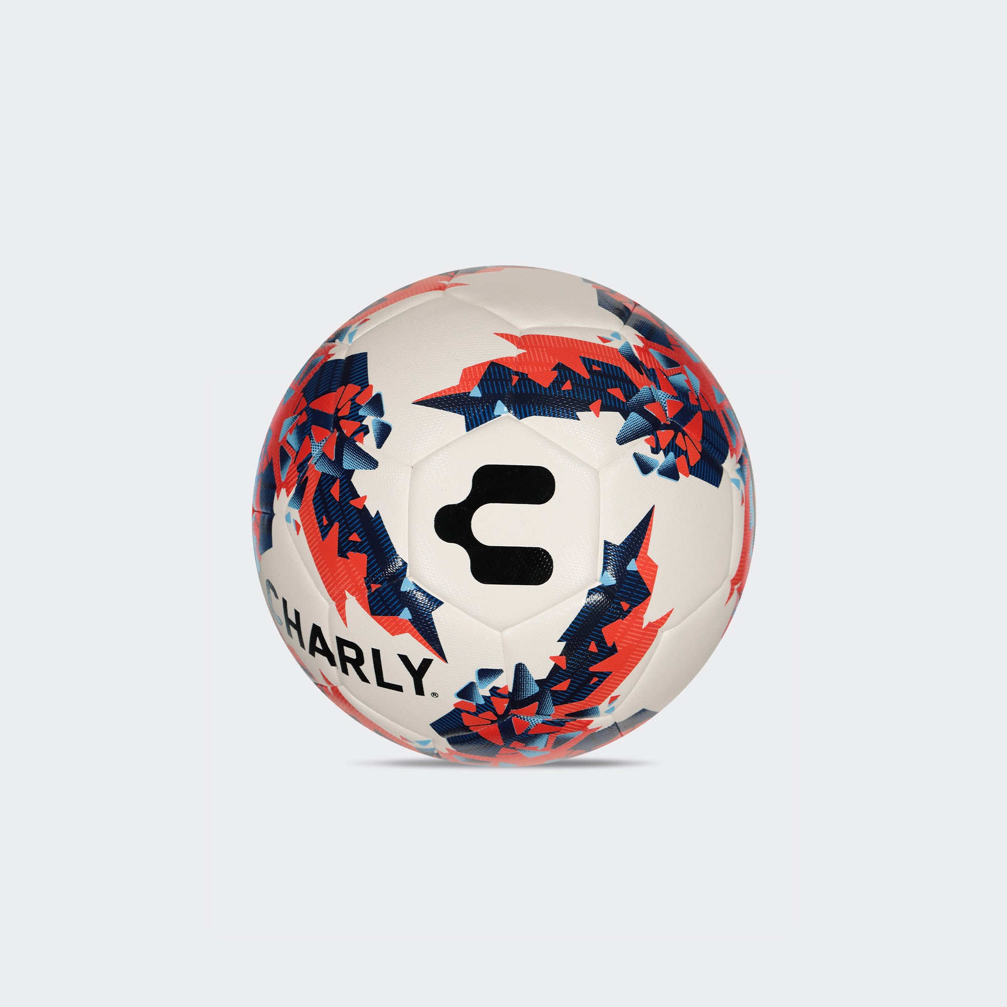 White Blue #5 Soccer Ball Charly Sport