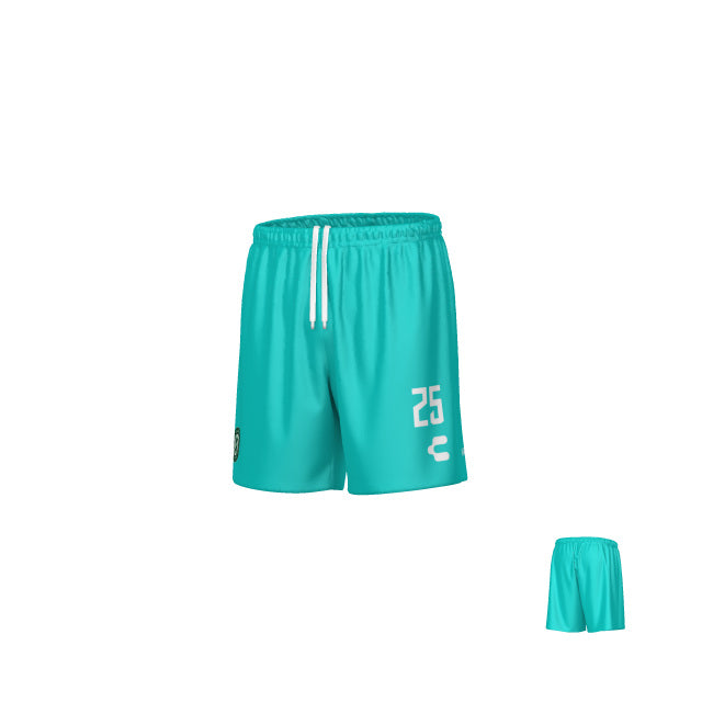 Ozark United FC Aqua Home Goalkeeper Short for Men (Required)