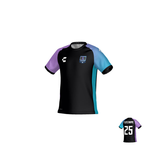 828 Black Multicolor Away Youth Jersey (Required)