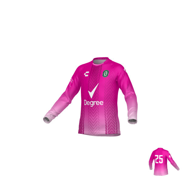 Ozark United FC Fuchsia Away Youth Goalkeeper Long Sleeve Jersey (Required)