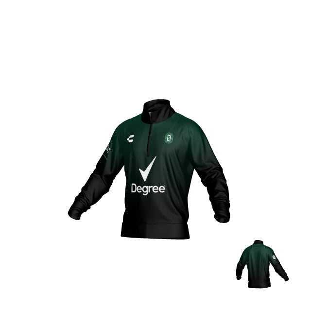 Ozark United FC Green Black Training Pullover for Men (Required)
