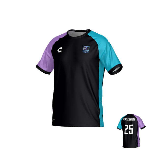 828 Black Multicolor Away Jersey for Men (Required)