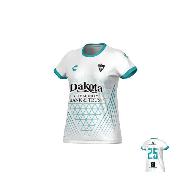 Mandan Away White Turquoise Jersey for Women (Required)