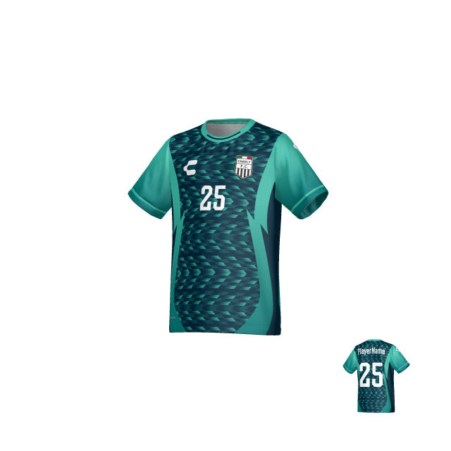 Navy Turquoise Charly FC Jersey for Boy