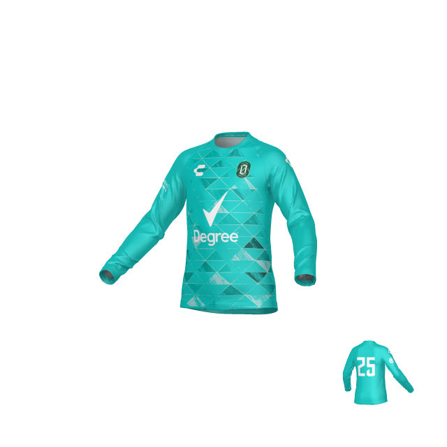 Ozark United FC Aqua Home Youth Goalkeeper Long Sleeve Jersey (Required)
