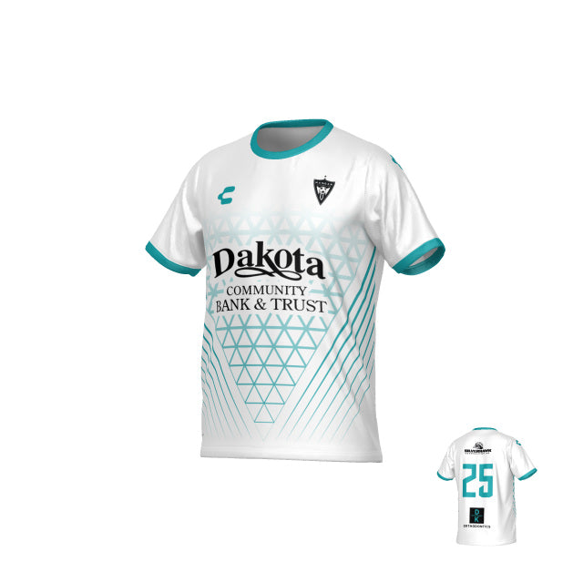 Mandan Away White Turquoise Jersey for Men