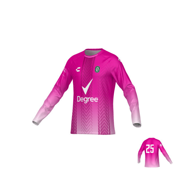 Ozark United FC Fuchsia Away Goalkeeper Jersey for Men (Required)