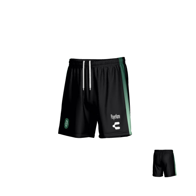 Ozark United FC Coaching Staff Black Green Short for Men