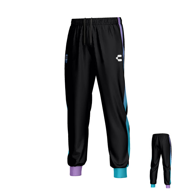 828 Black Multicolor Equipment Sweatpants for Men