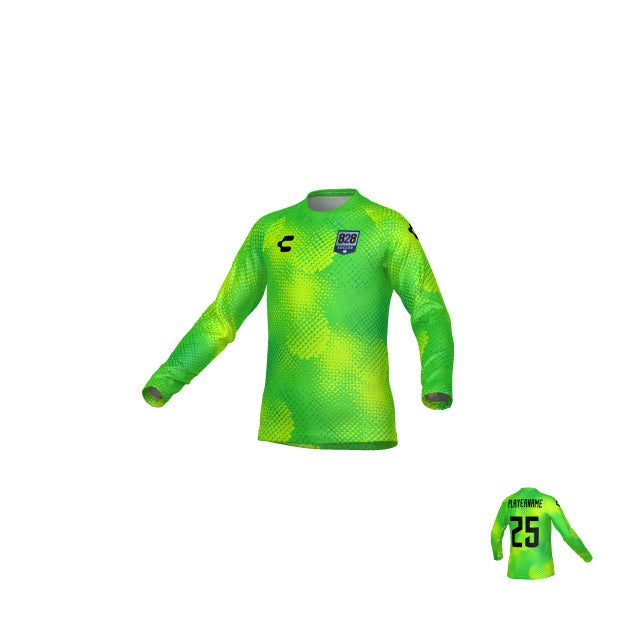 828 Lemon Away Goalkeeper Youth Long Sleeve Jersey (Required)