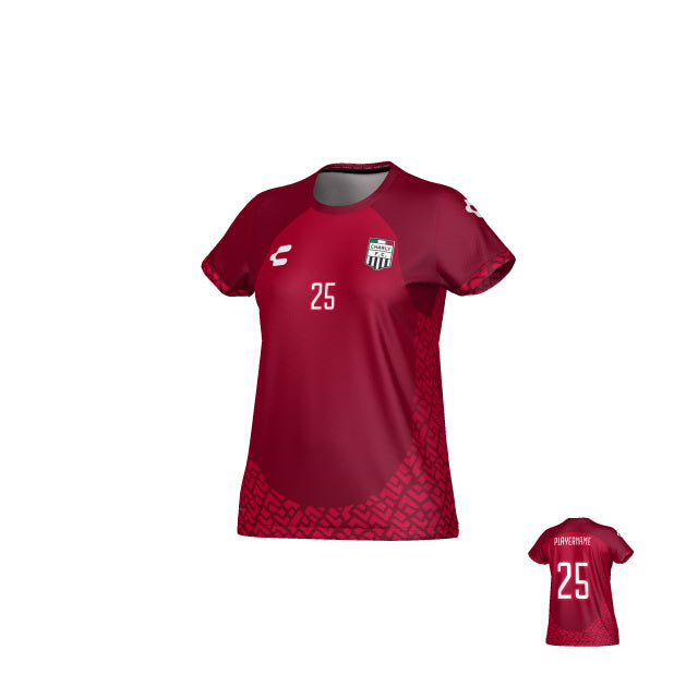 Red Charly FC Jersey for Women