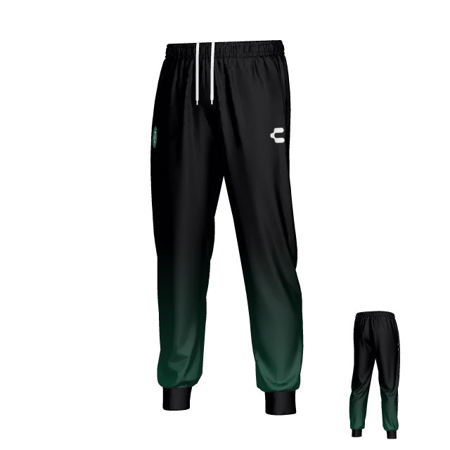 Ozark United FC Black Green Training Sweatpants for Men (Required)